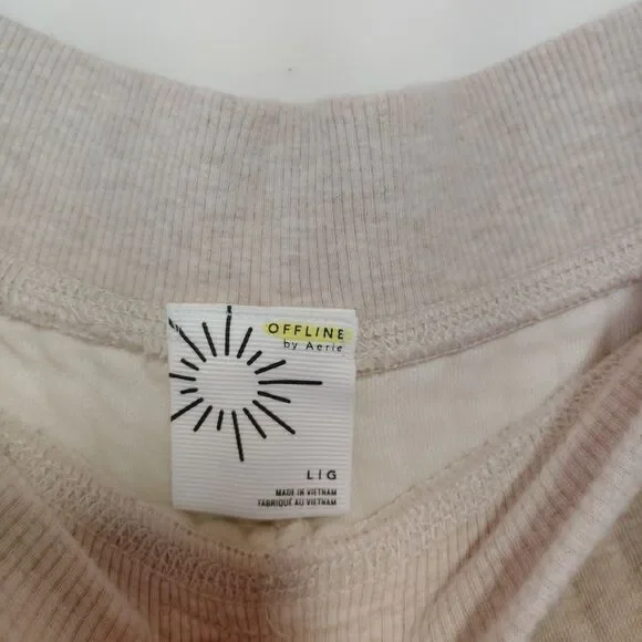 OFFLINE By Aerie Coffee Run Trouser Women's Size L - Picture 4 of 9